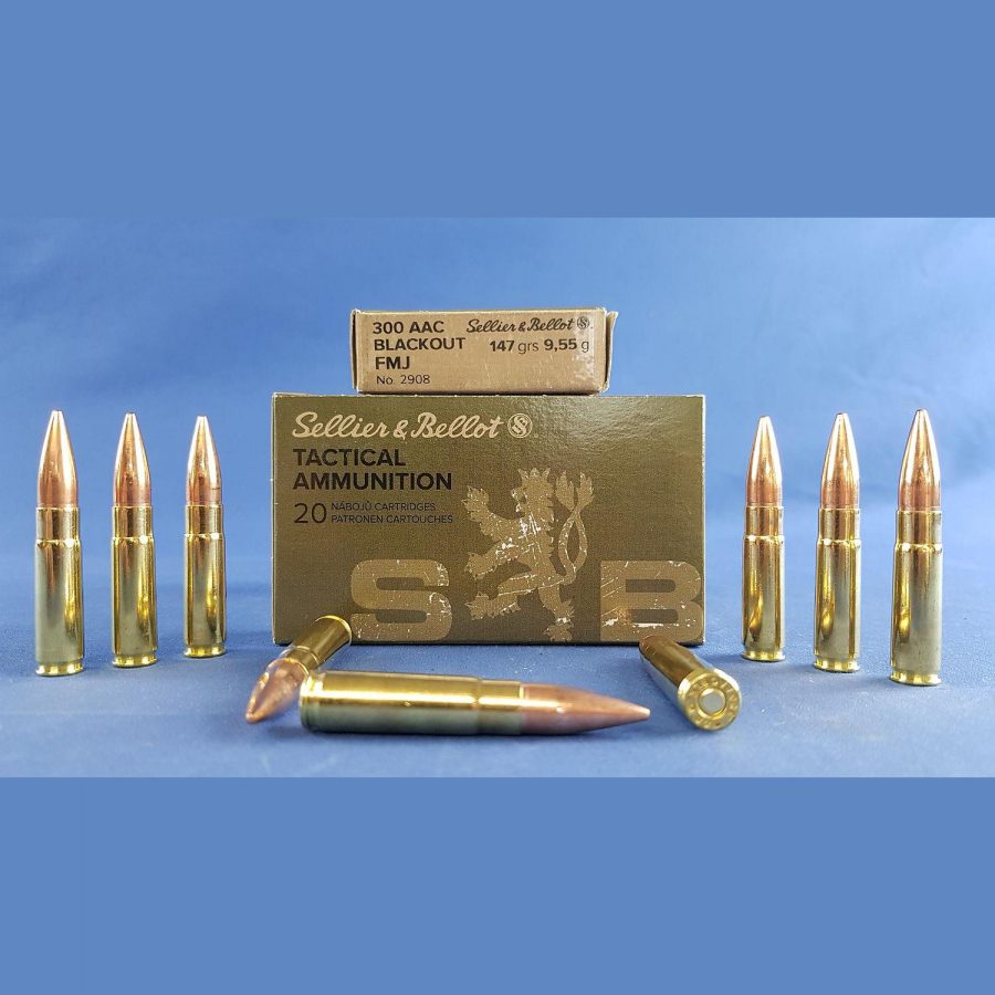 Sellier&Bellot .300 AAC Blackout FMJ 9,55g/147grs.
