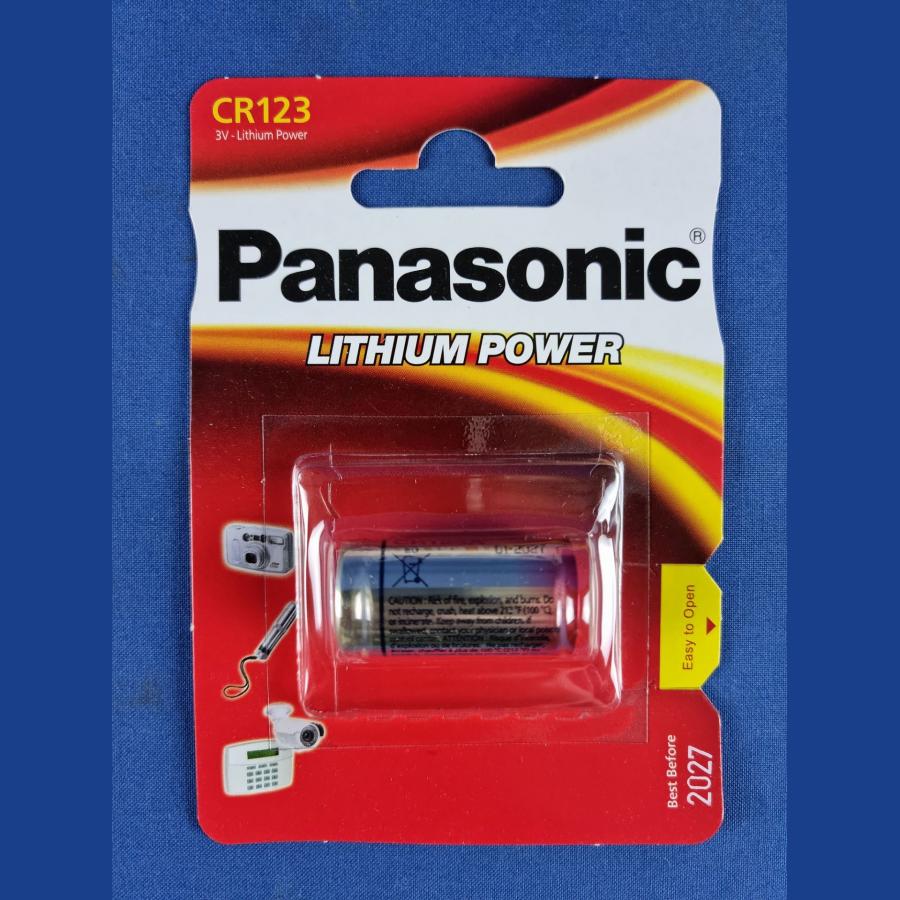 Panasonic CR123A 3V Photo Power Lithium Batterie