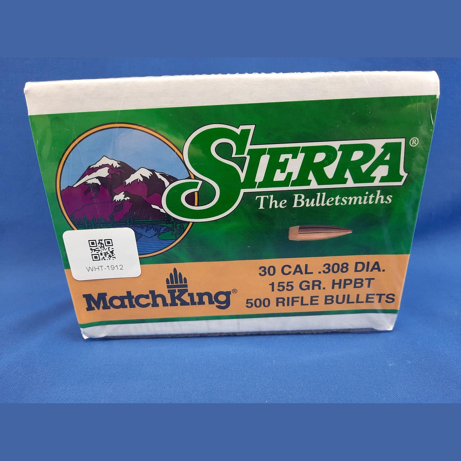 Sierra cal308dia 155gr hpbt 500er