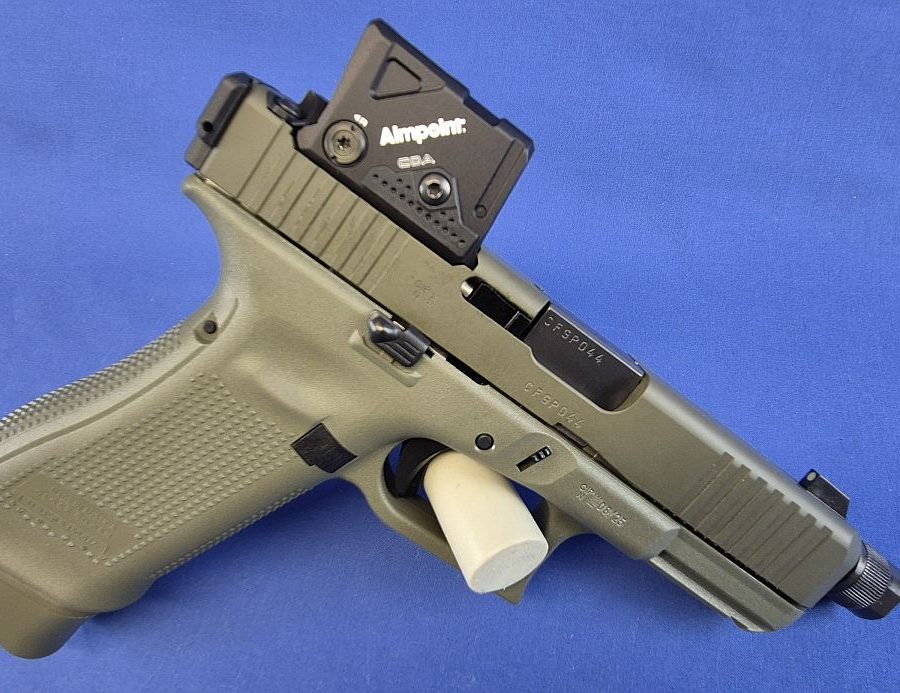 Glock 45 Kal.9x19mm „Hunter Edition“ MOS M13,5×1 Green Aimpoint Combo COA