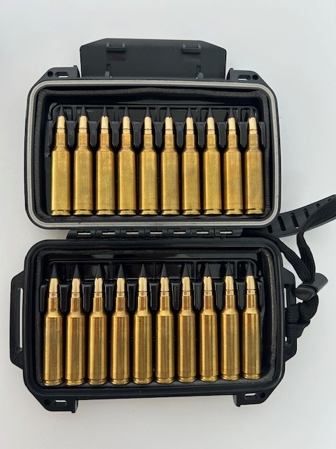 20 GM Patronen .308 Win TIP 7,8g Splinter Tip Plastikbox Verpackt in Kunststoffbox 20Stk.