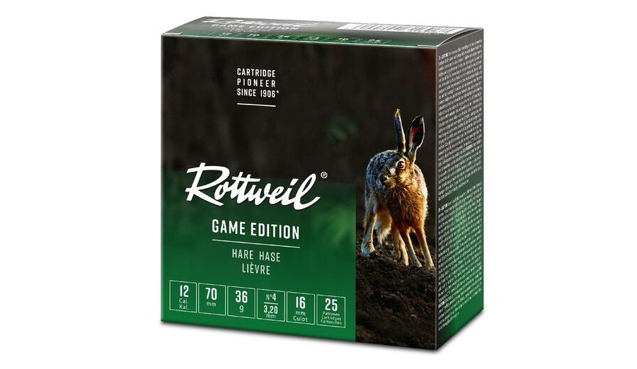 Rottweil Game Edition Hase 12/70  3,2mm,  25Stk.