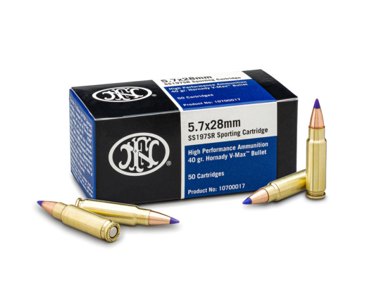 FN SS197SR Kal.5,7 x 28 mm 40gr Hornady V-Max 50 Stk