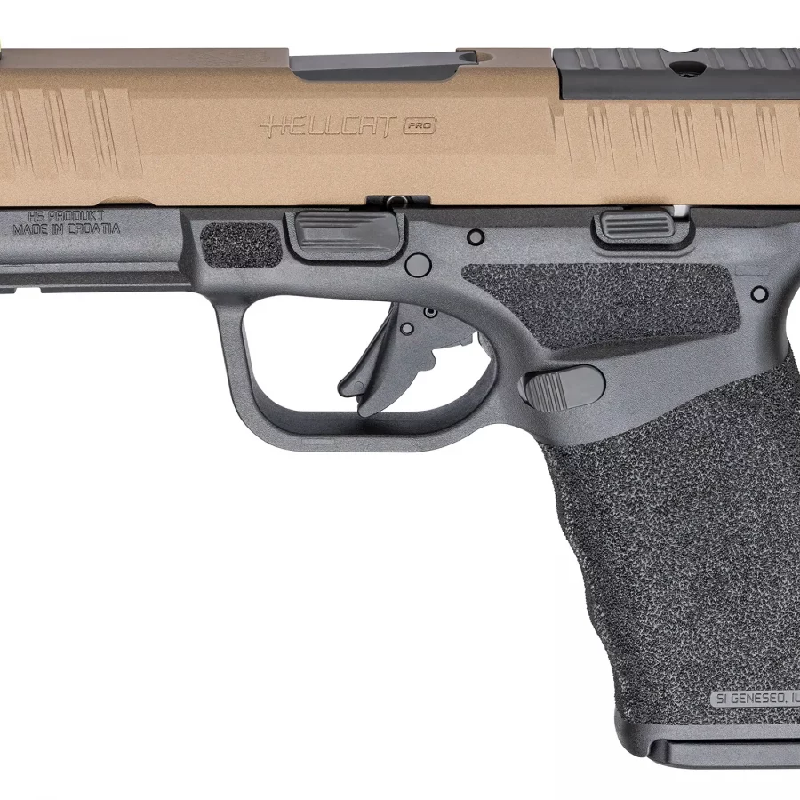 Springfield Hellcat Pro OSP Kal.9x19mm , Slide Burnt Bronze „Exclusive bei Lipsey“