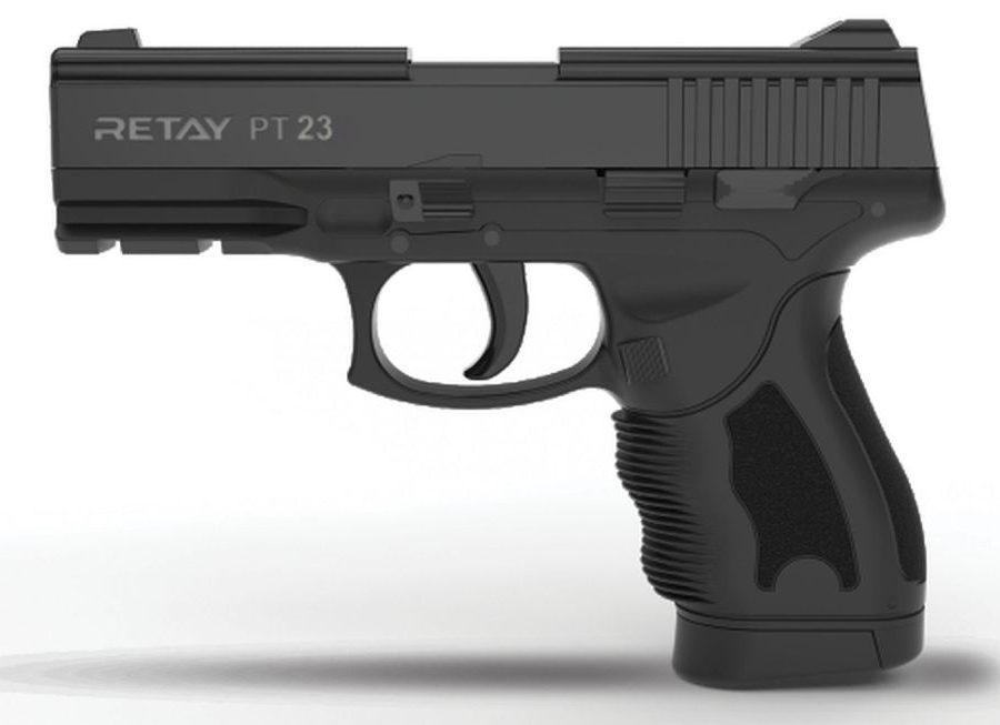 Pistole Retay PT23 Kal. 9 PAK, 14 Schuss, schwarz, Vollauto