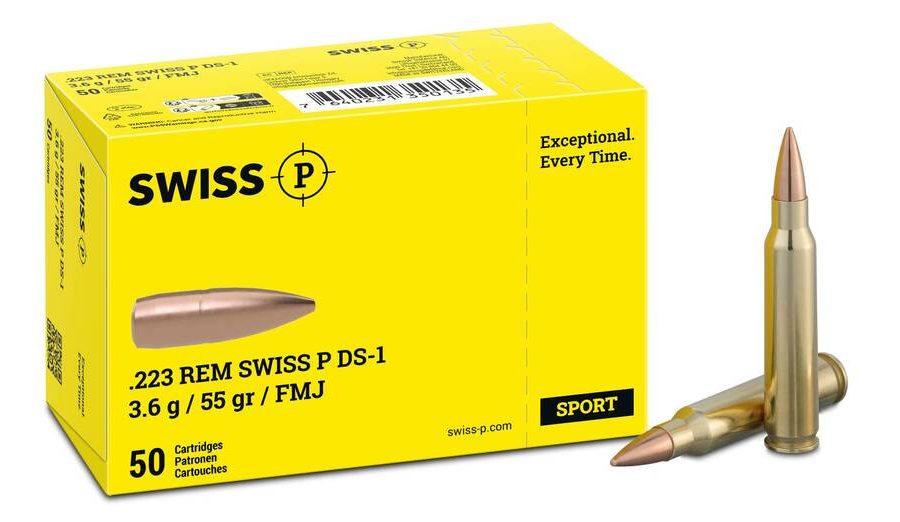 SWISS P .223 Rem. DS-1 3,6g/55gr 50Stk. „Staffelpreise“