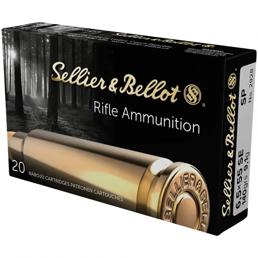 Sellier & Bellot 6,5×55 SP 9,1 g/140 grs. 20Stk.