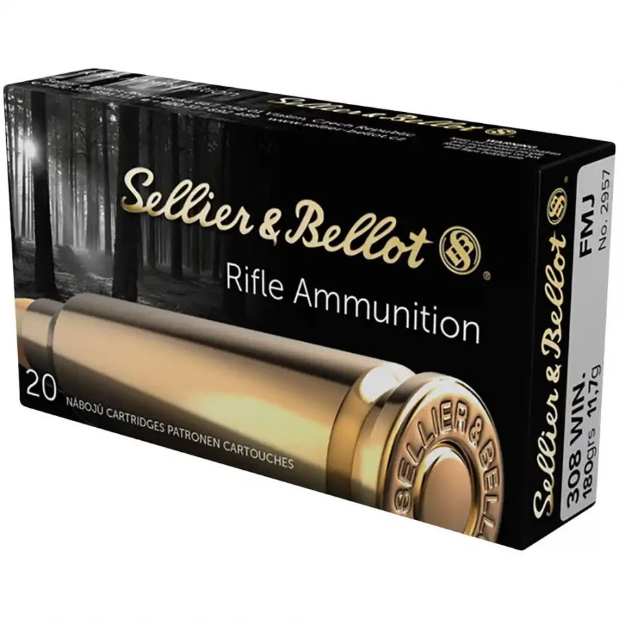 Sellier & Bellot .308 Win. Vollmantel FMJ 11,7g/180grs.