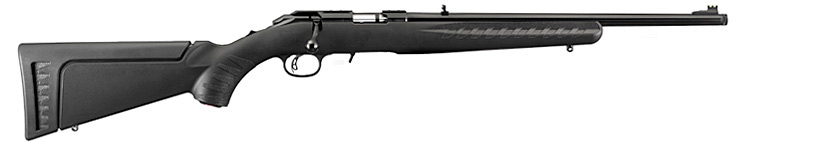 Ruger American Rimfire Kal. .22 lr., LL:18″, brüniert/schwarz, 10 Schuss