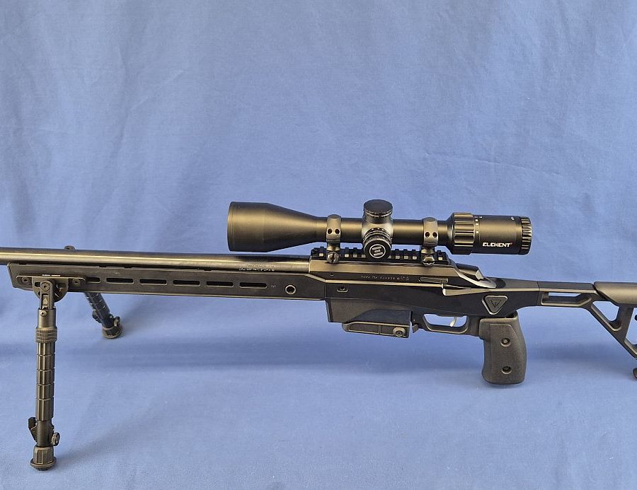 !!SETANGEBOT!! TIKKA T3x ACE Target Kal.223 LL:23.7″ Black Steel mit Element Helix HD 2-16×50 SFP RAPTR-1 MRAD und Zweibein Recon Flex M-Lock 8.0-11,8Inch